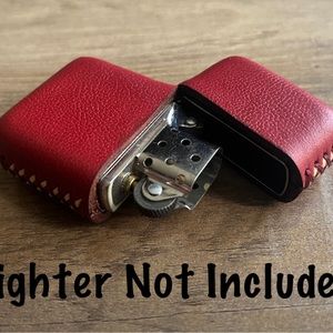 Genuine Leather Case for Zippo Lighter Standard Size (Made in USA 🇺🇸)